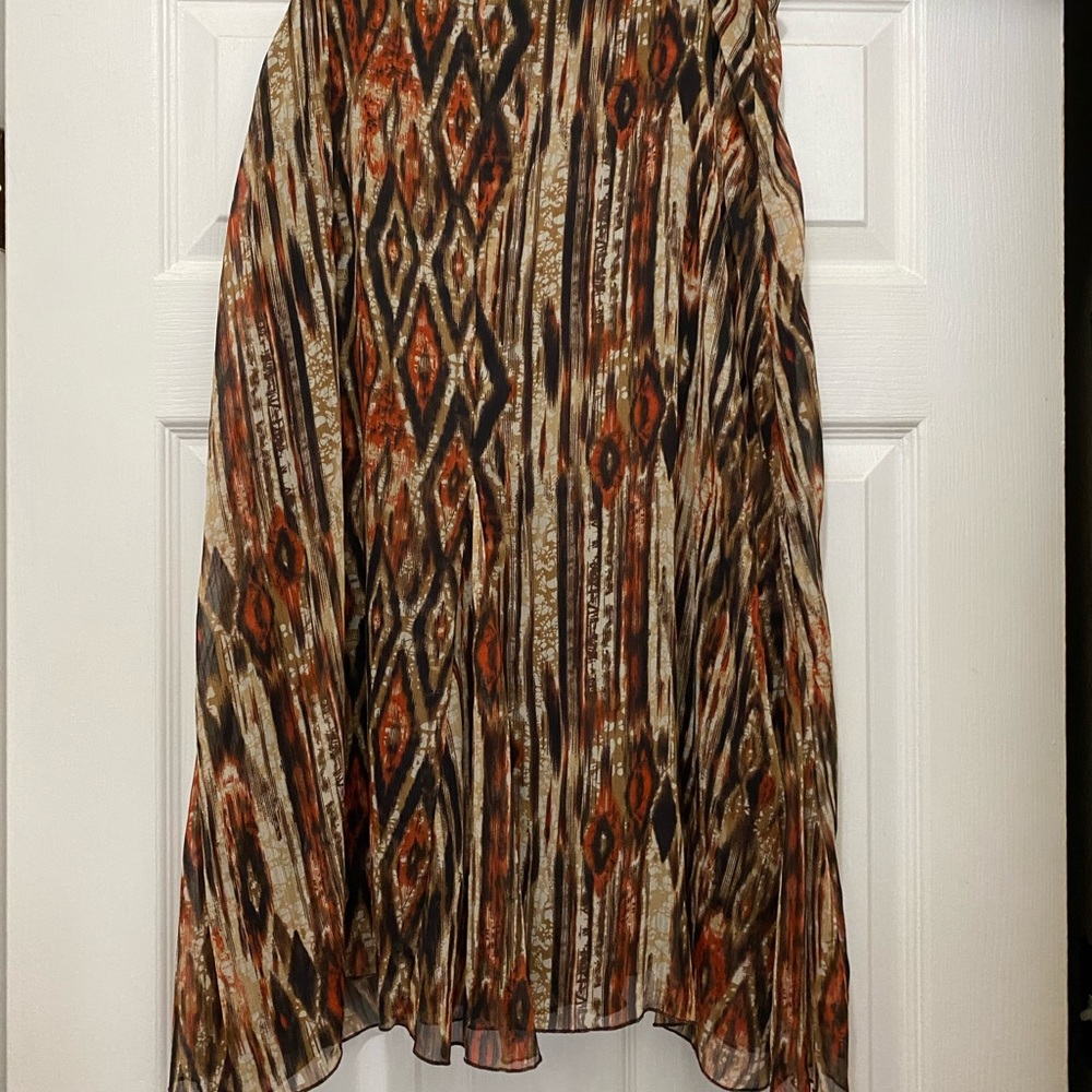 Mixed colors of orange, tan, beige, brown